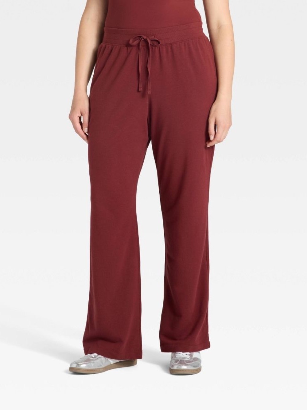 All In Motion Modal French Terry Flare Sweatpants Maroon XL NWT - Picture 4 of 6
